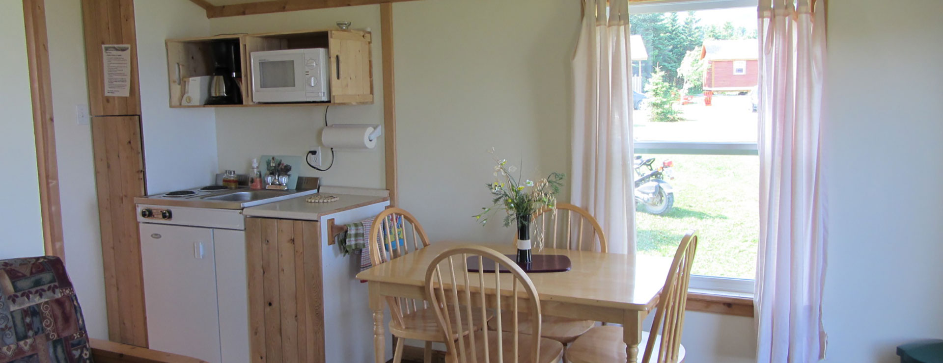 Photos des chalets 1 chambre cuisinette